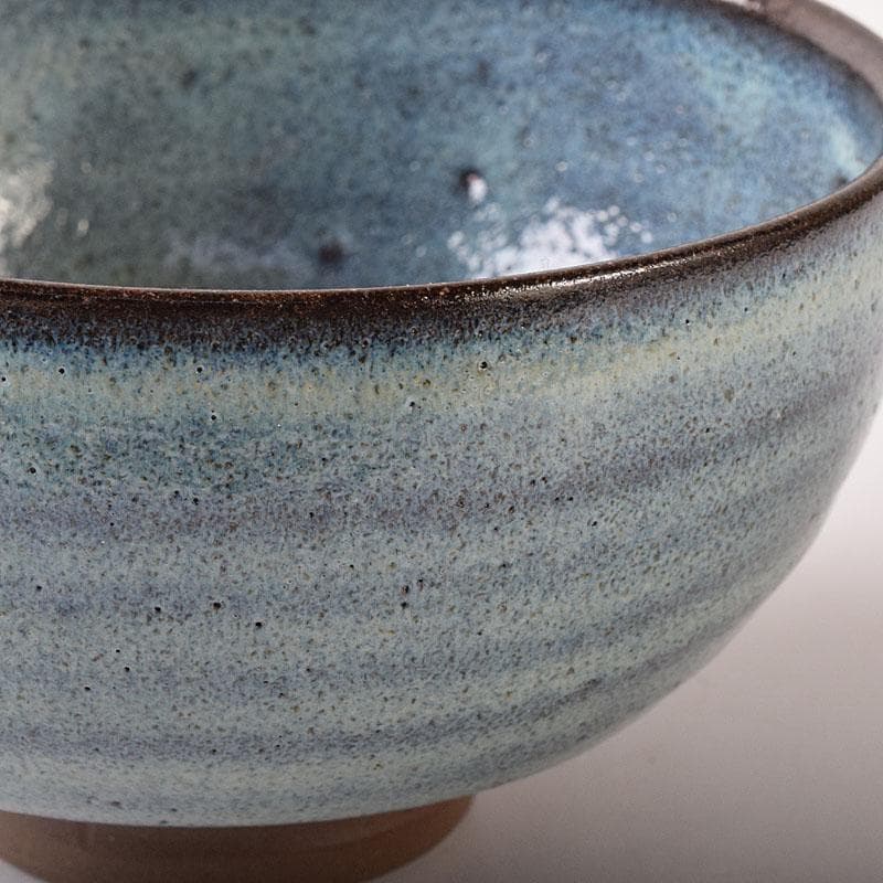 茶道具　小代焼　ふもと窯　井上泰秋作　茶碗　共箱　V　8242