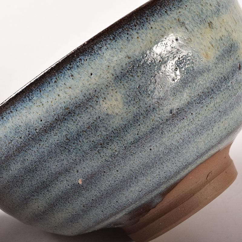 茶道具　小代焼　ふもと窯　井上泰秋作　茶碗　共箱　V　8242