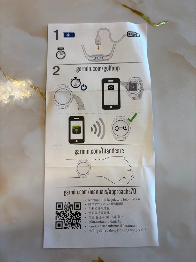 Garmin Approach S70 42mm グレー　ガーミンアプローチ