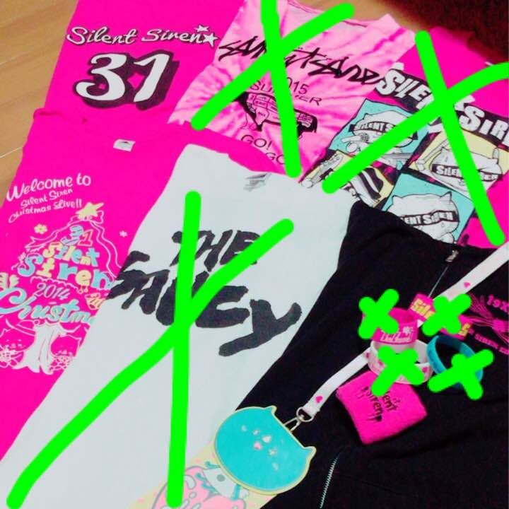 サイレントサイレン  グッズ売ります！