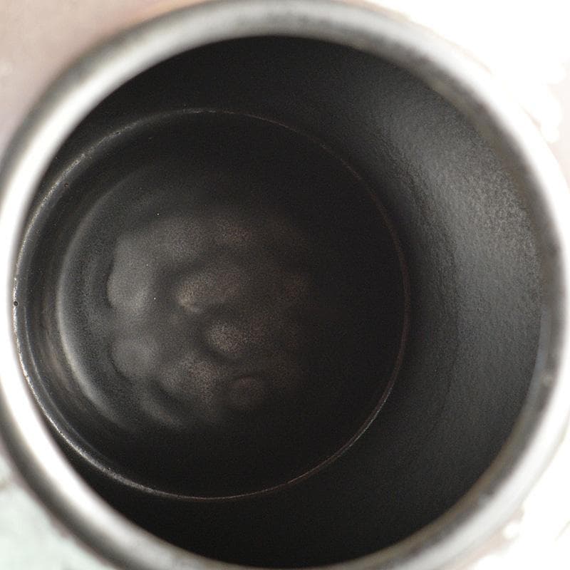 九谷焼　中村陶志人作　花文　花瓶　花入　共箱　C　R6002C