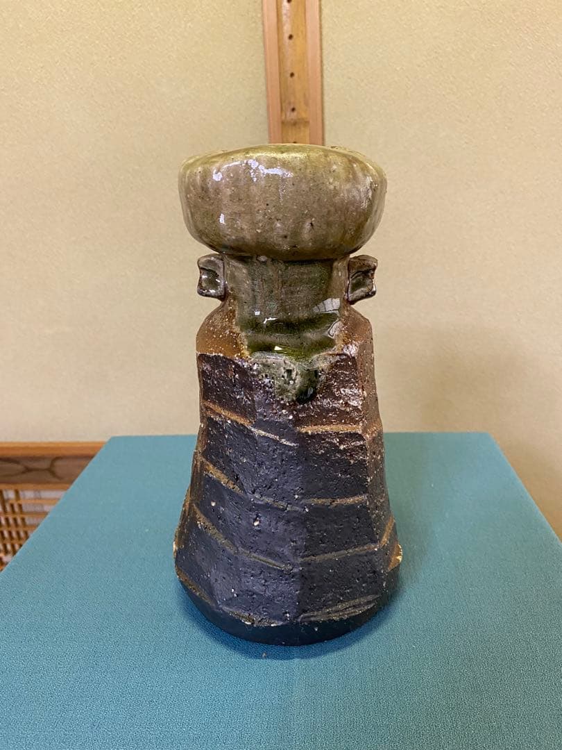 ⭐️本日限定⭐️茶道具/花入 信楽窯花入 杉本忠造 共箱 茶道