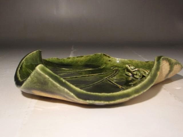 北大路魯山人　蛙　向付　趣のある景色 s366