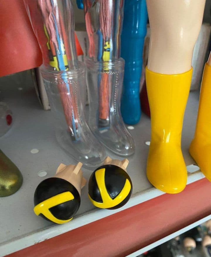 在庫最後 電波人間タックル　ソフビ人形 26cm ミサイル塗装版