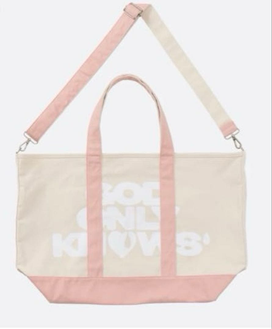 GOD ONLY KNOWS トートバッグ(ピンク)岩田剛典