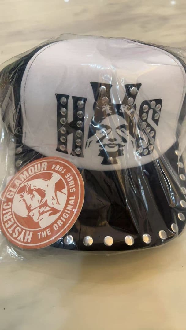 【新品未使用】ヒステリックグラマー　スタッズメッシュキャップ -003