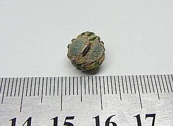 ★G2704★古代とんぼ玉 (A48) ローマ　美枯　ガラスビーズ　モザイク芯玉