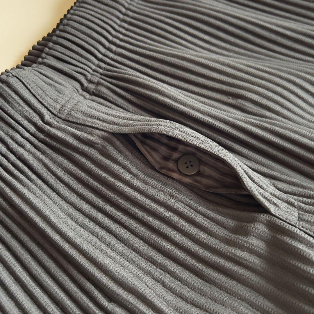 HOMME PLISSE イッセイミヤケ プリーツパンツ サルエルパンツ BK