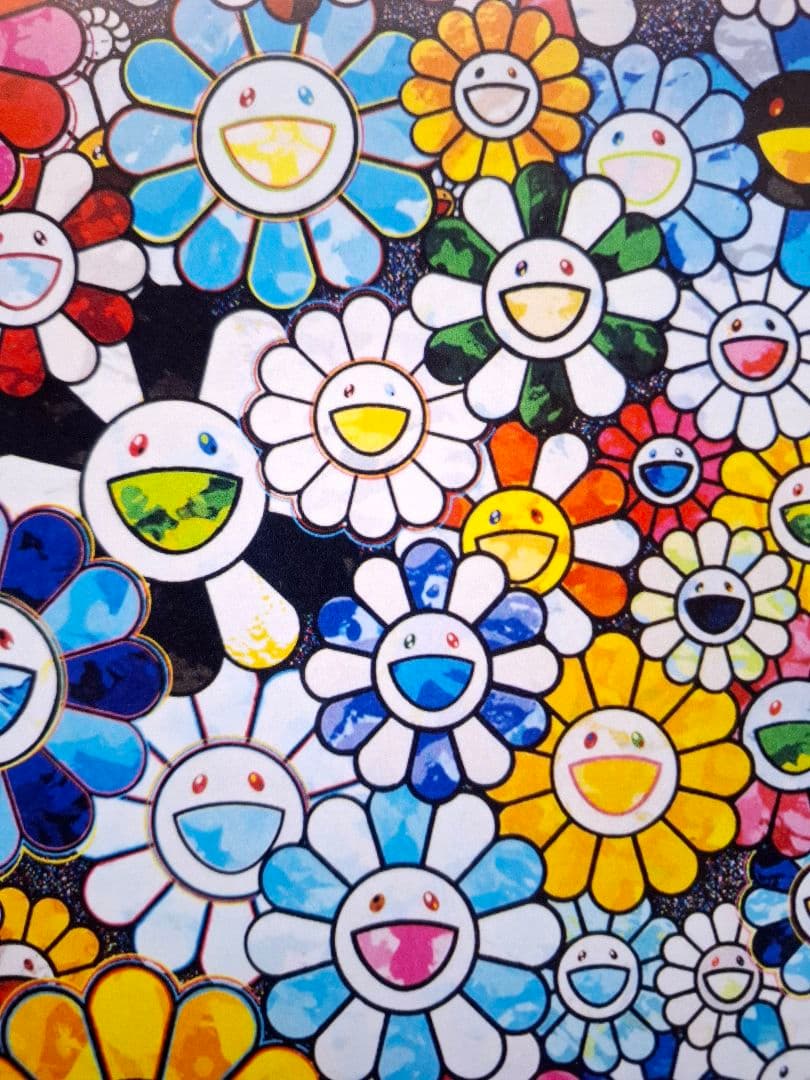 村上隆作品　『笑顔のお花達』