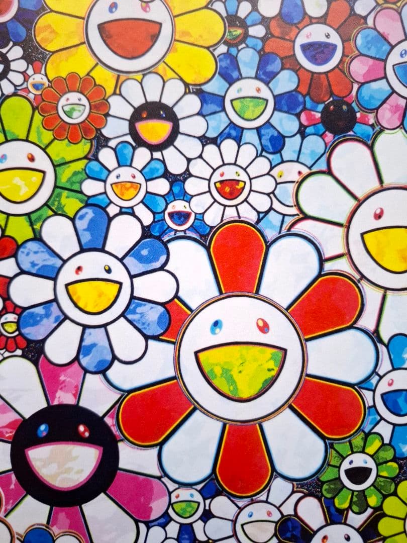 村上隆作品　『笑顔のお花達』