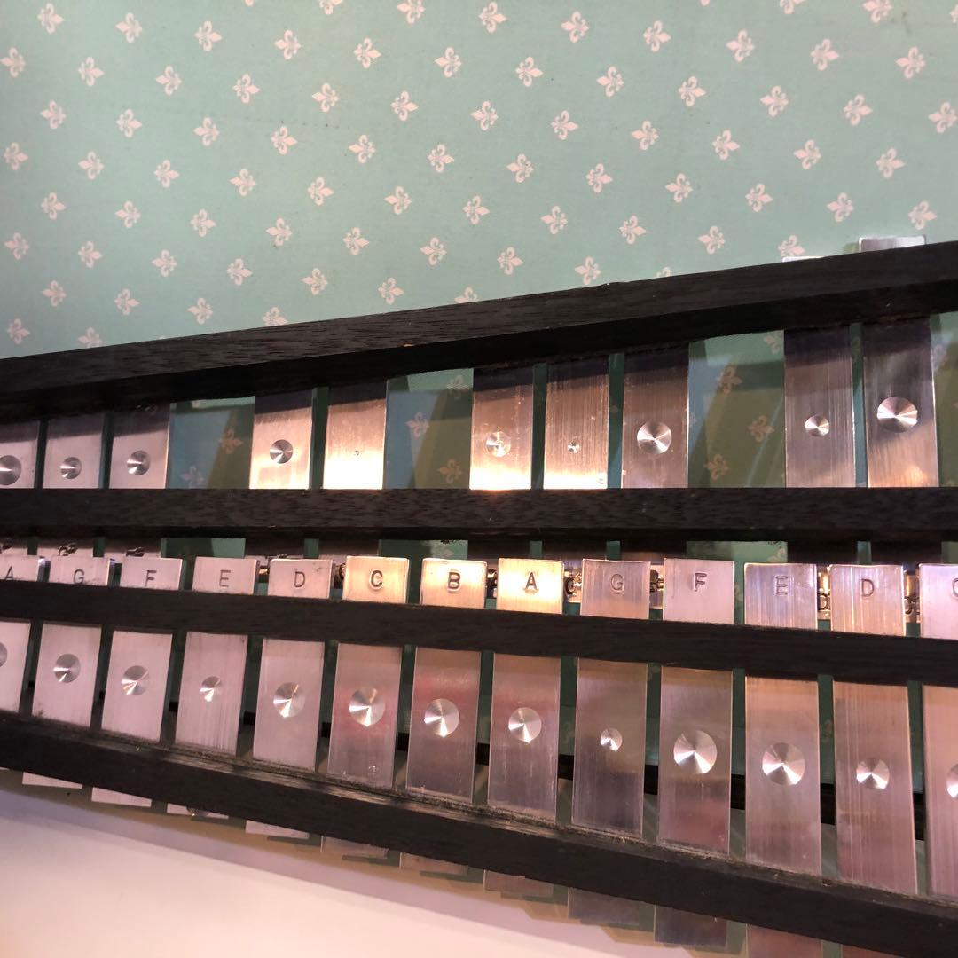 日本製 Saito サイトー 斉藤製作所 グロッケン 鉄琴 32鍵盤 マレット付