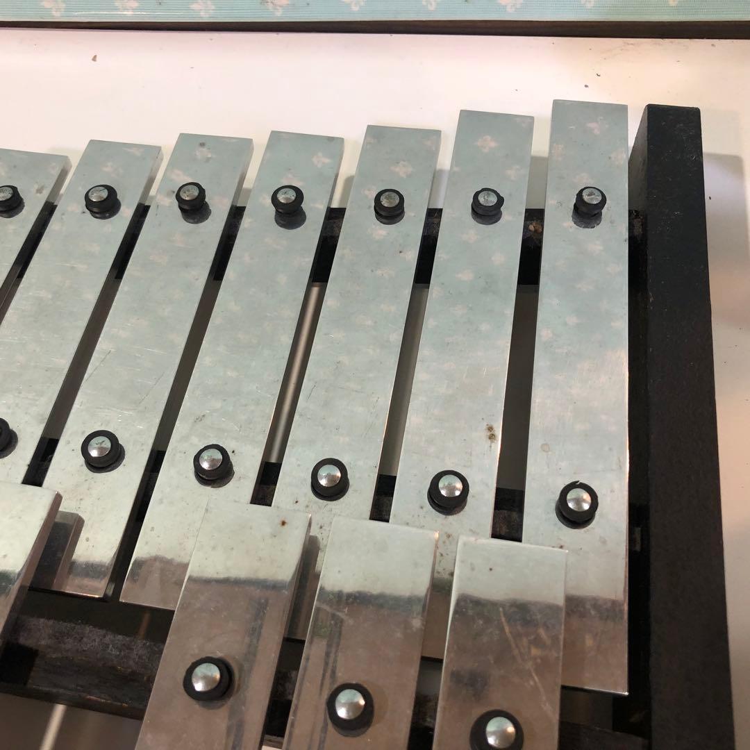 日本製 Saito サイトー 斉藤製作所 グロッケン 鉄琴 32鍵盤 マレット付