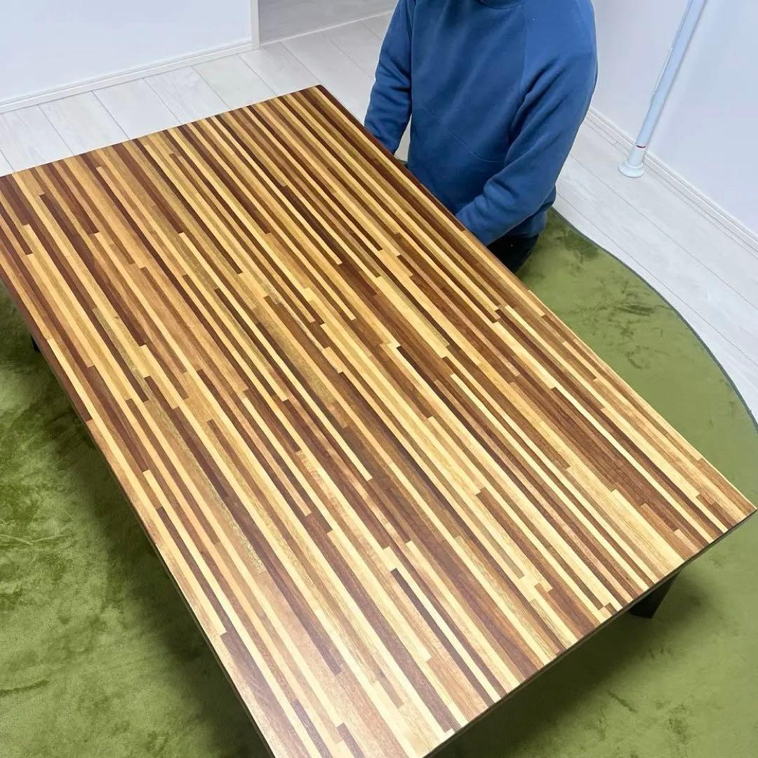 120cm×70cm木板長方形コタツ（フラットヒーター）