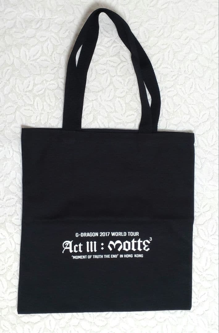 【非売品】G-DRAGON Act III:MOTTE香港公演特典 トートバック