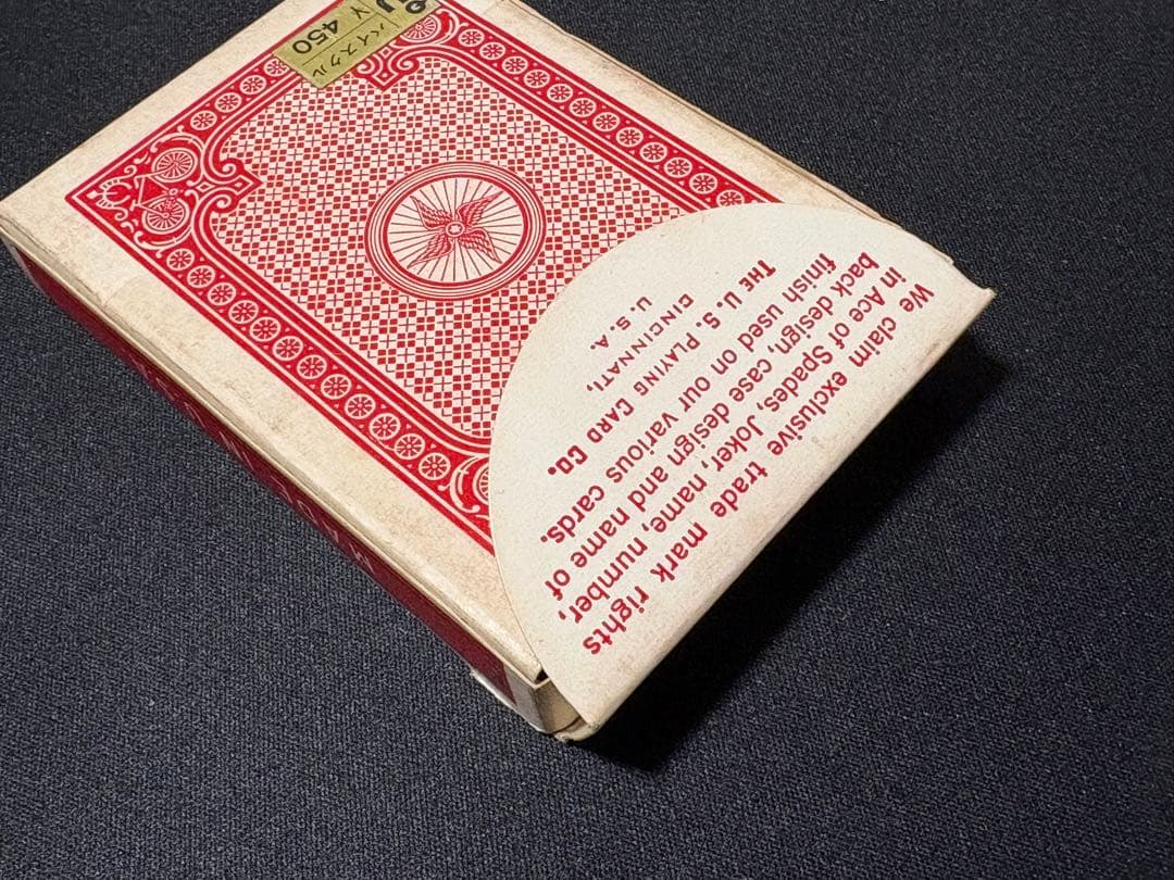 新品未使用 Bicycle Racer Back 赤 オールド レーサーバック