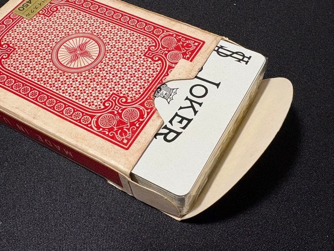 新品未使用 Bicycle Racer Back 赤 オールド レーサーバック