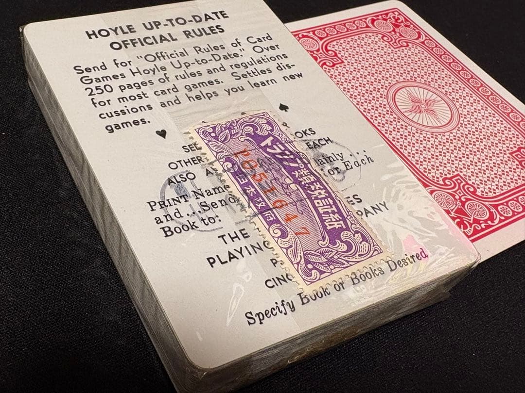 新品未使用 Bicycle Racer Back 赤 オールド レーサーバック