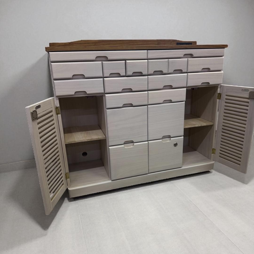 アウトレット　FAX台　引き出しいっぱいチェスト　 収納