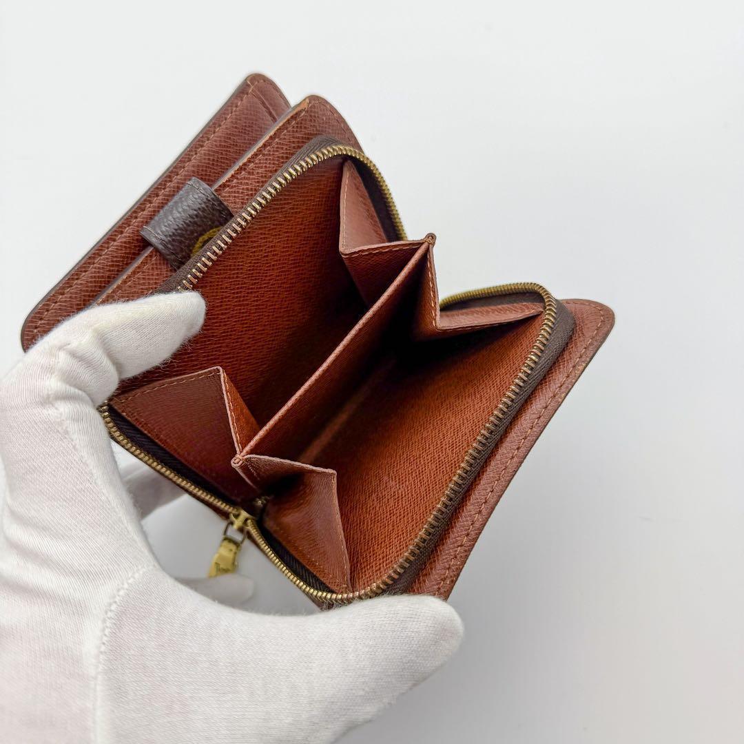 【最高級品】ルイヴィトン モノグラム コンパクトジップ 折り財布 M61667