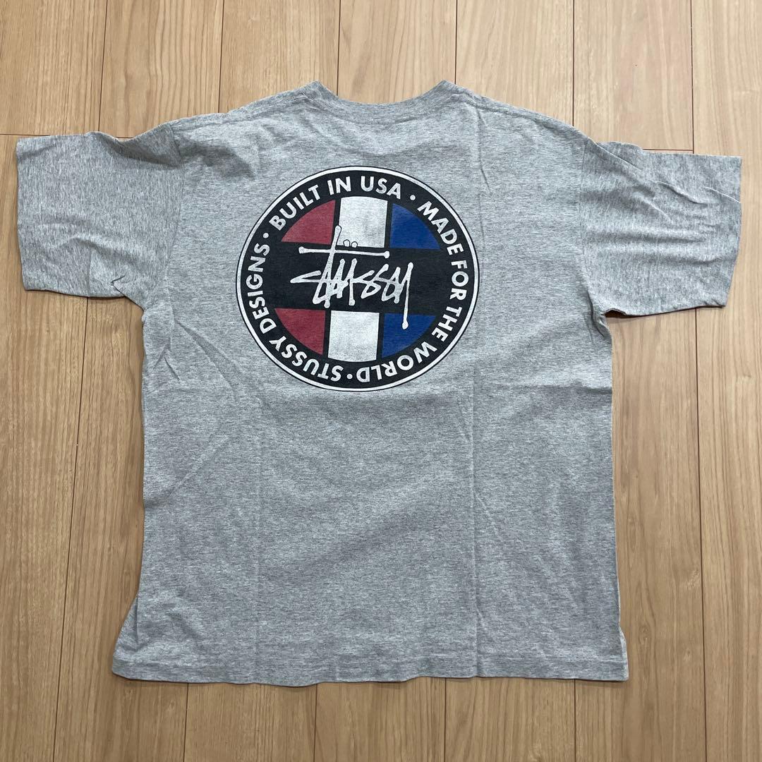 old Stussy グレー Tシャツ 90s 白タグ