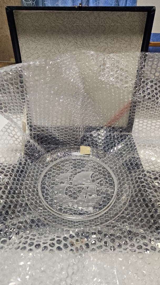 Hankyu ガラス 帆船 プレート