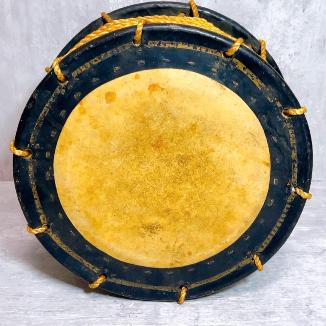 締太鼓 和太鼓 和楽器 締め太鼓 打楽器　台　打面34センチ