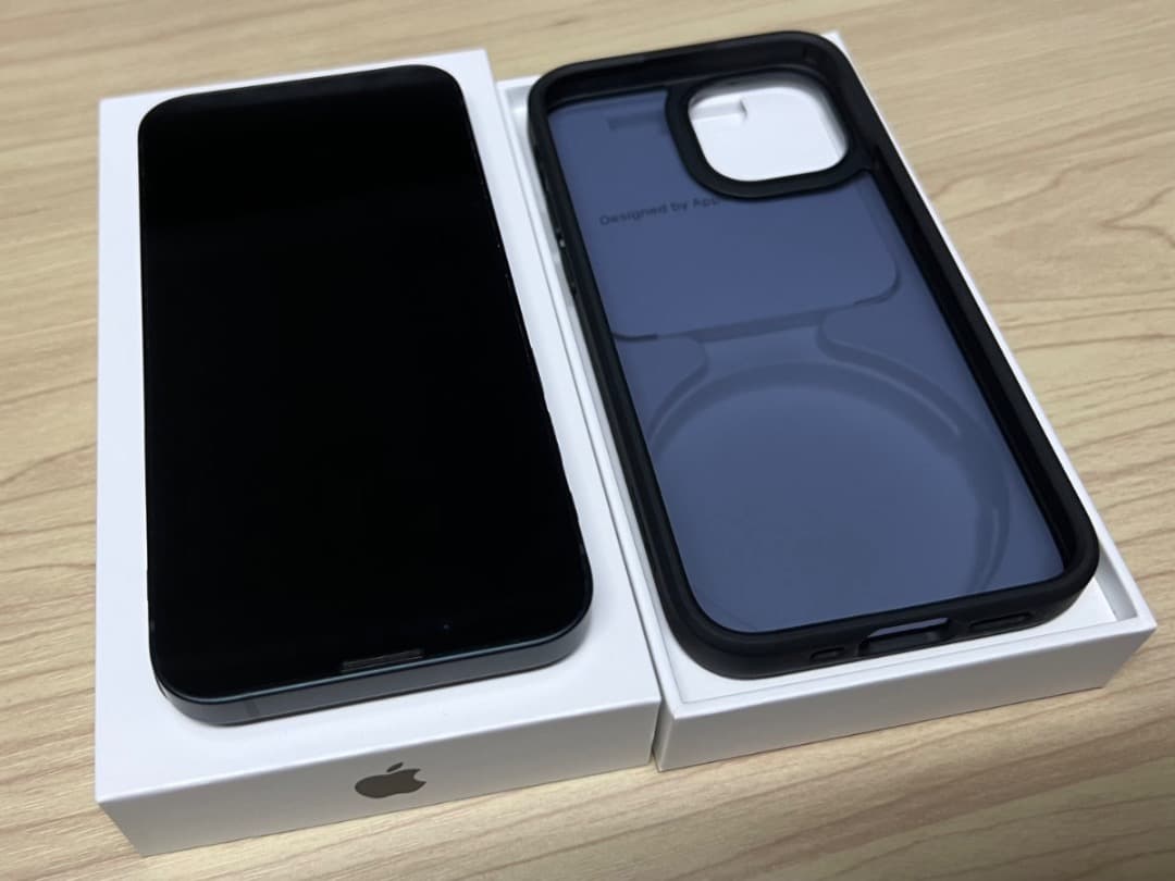 超絶値下げ iPhone13miniミッドナイト 美品バッテリー87% ケース付