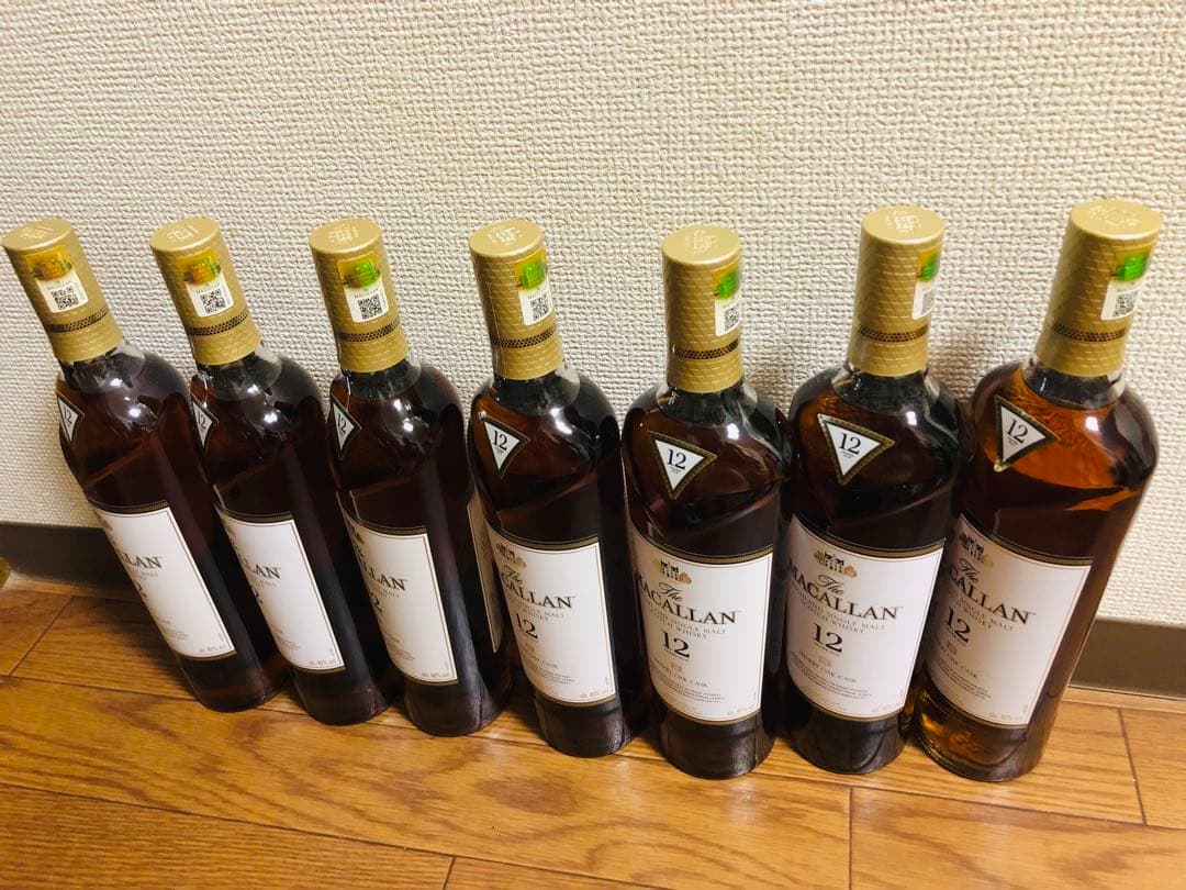 【新品未開封】マッカラン12年　シェリーオークカスク　7本セット