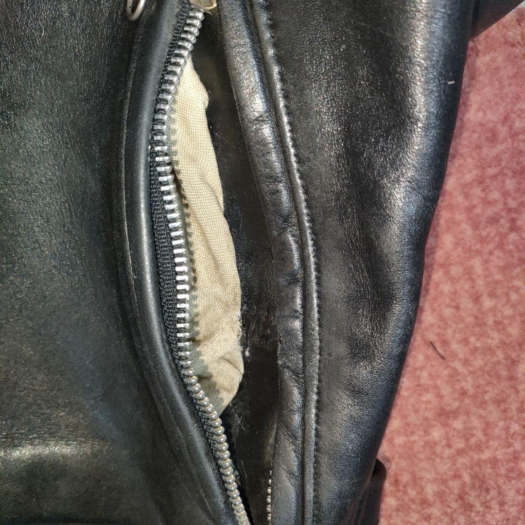 T*A様 人気定番Schot別注641SPシングルライダースジャケット３４ダメな