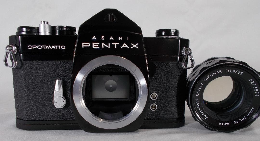 フィルムカメラ 整備済　Pentax SP + レンズ f/1.8　F170