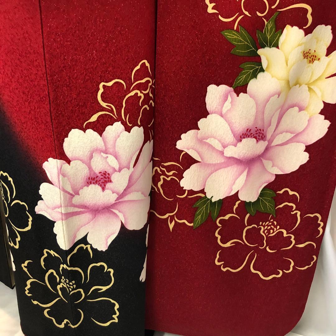振袖フルセット■逸品■大輪牡丹■金彩加工■成人式■振袖一式