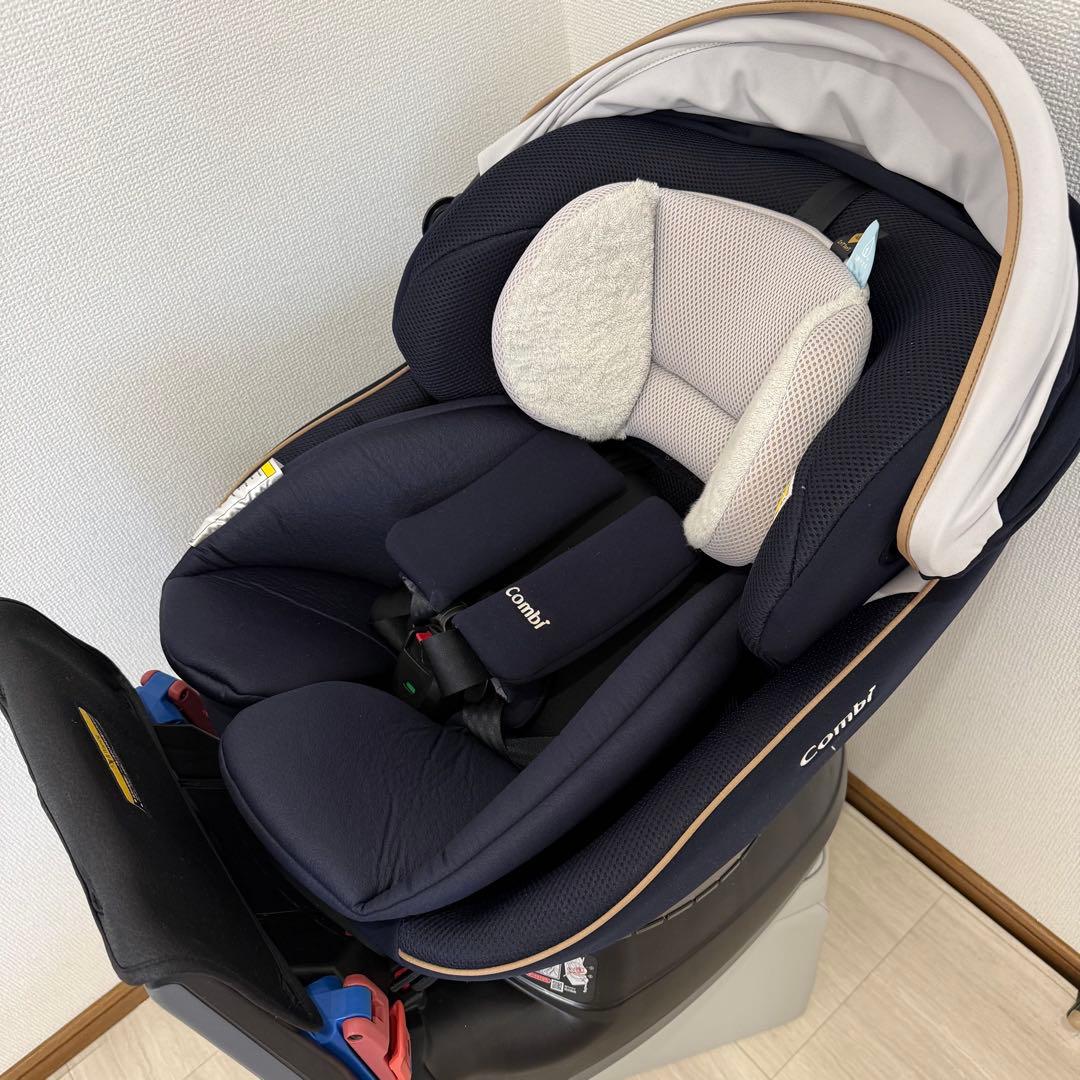 【美品】コンビ　クルムーヴ スマート ISOFIX エッグショック　JL-590