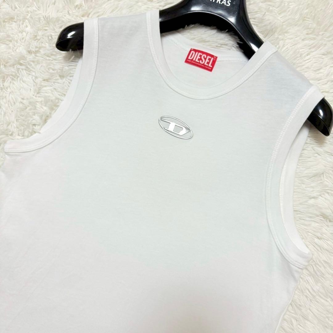✨極美品✨ディーゼル タンクトップ T-Lifty-D オーガニックコットン 白