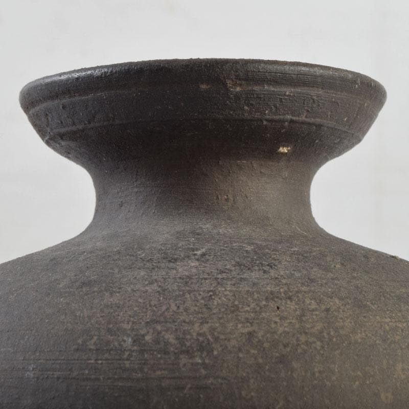 朝鮮美術　須恵器　新羅土器　新羅無細土　壷　V　8930