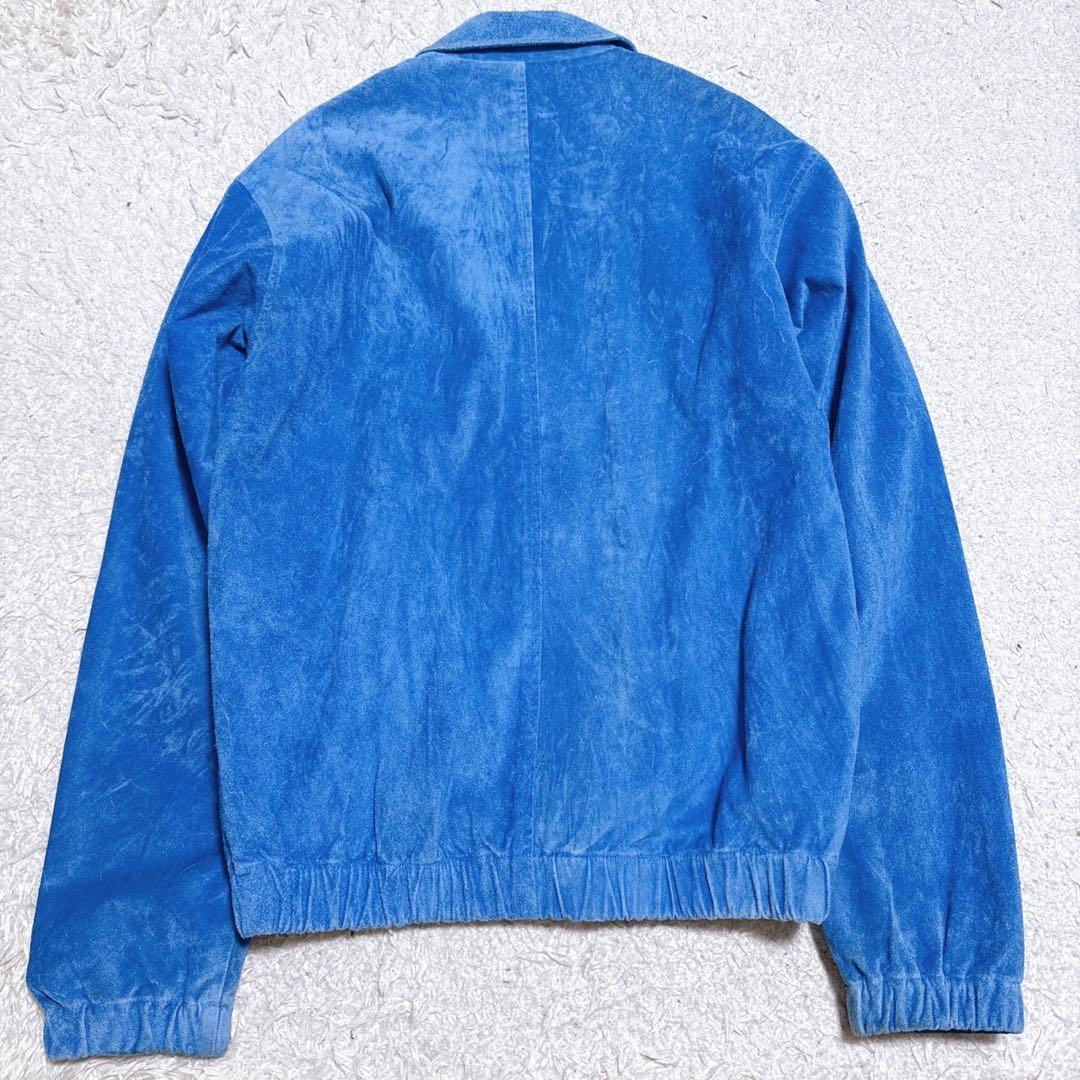 SISII レザージャケット　ブルー　スエード　現行