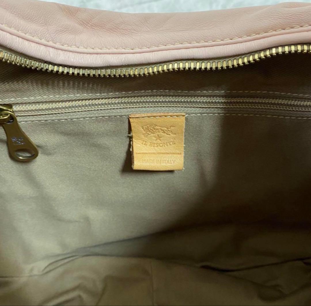 ⭐️そら！イルビゾンテ新品タグ付本革牛革ナッパレザーショルダーバッグ希少