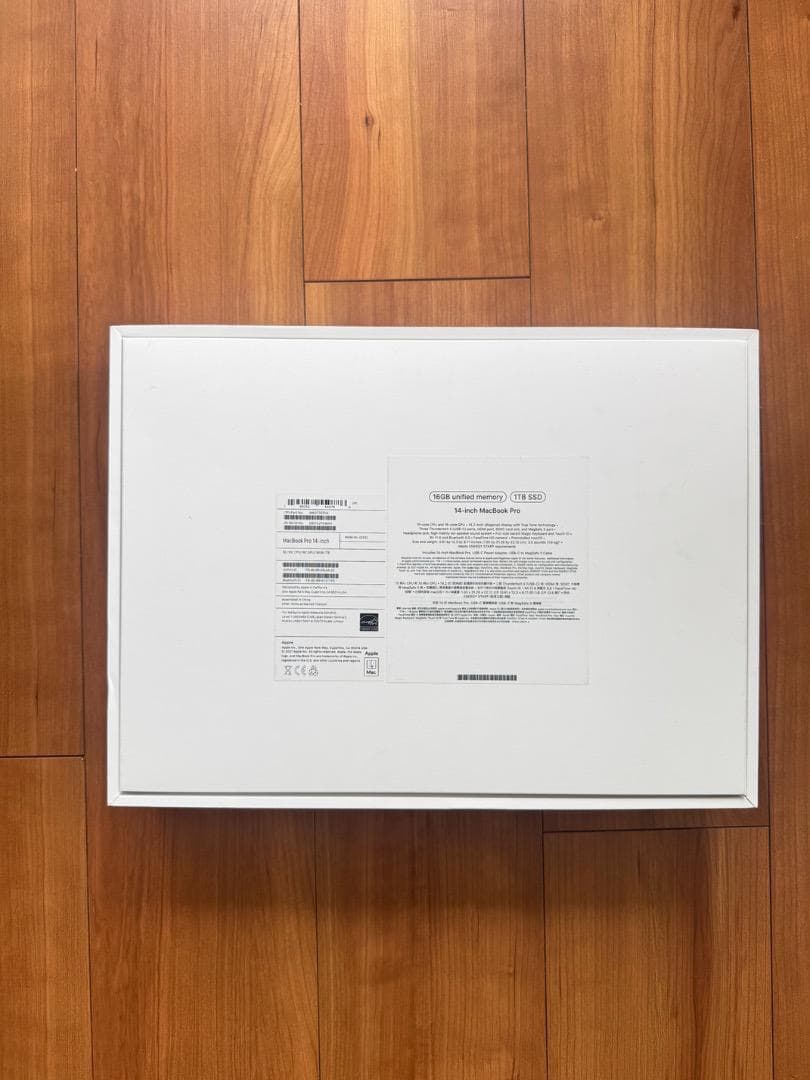 MacBook本体 MacBook Pro 14-inch 2021 M1 Pro 16GB 1TB