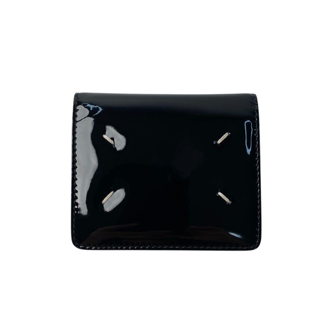 メゾンマルジェラMaison Margiela 二つ折り財布 エナメル