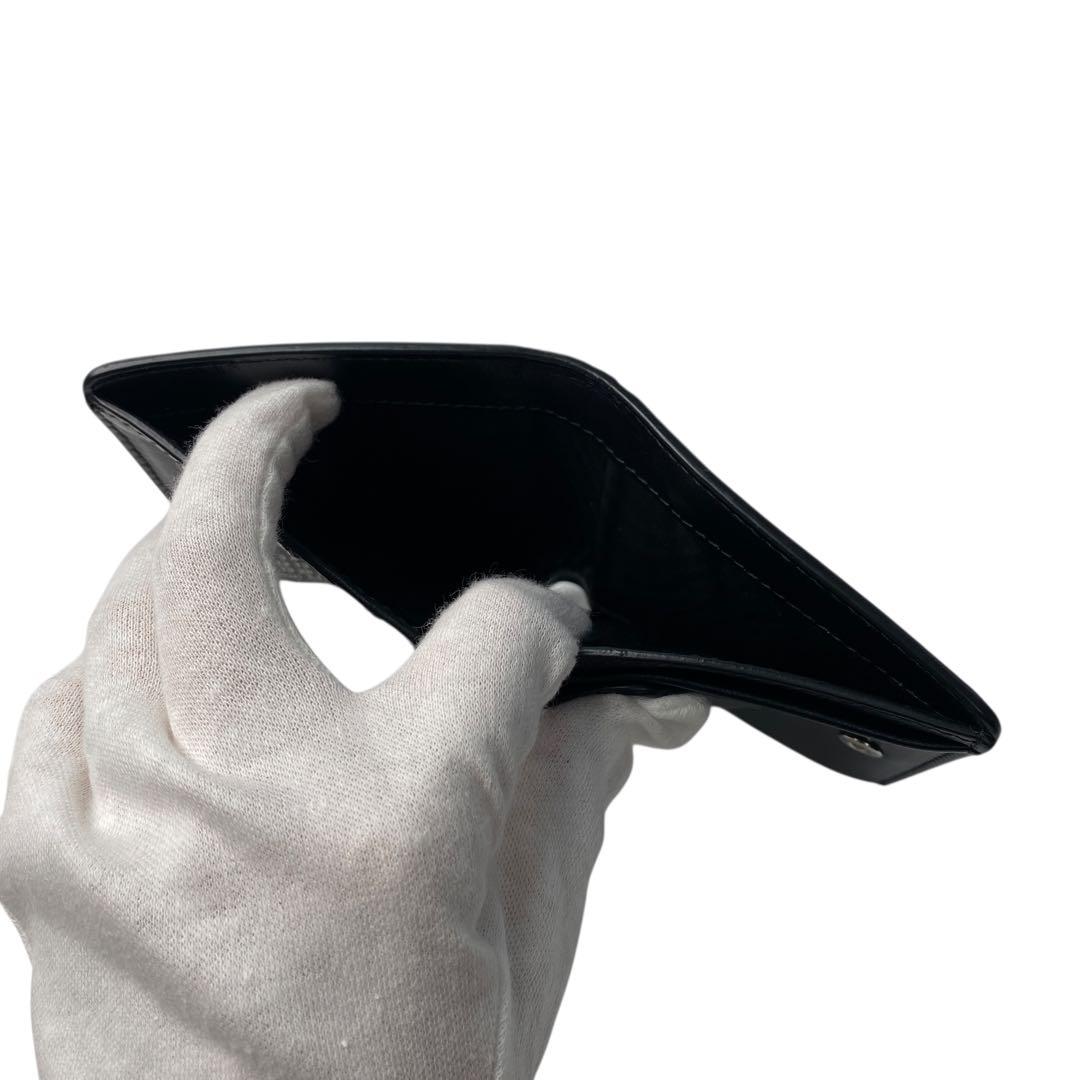 メゾンマルジェラMaison Margiela 二つ折り財布 エナメル