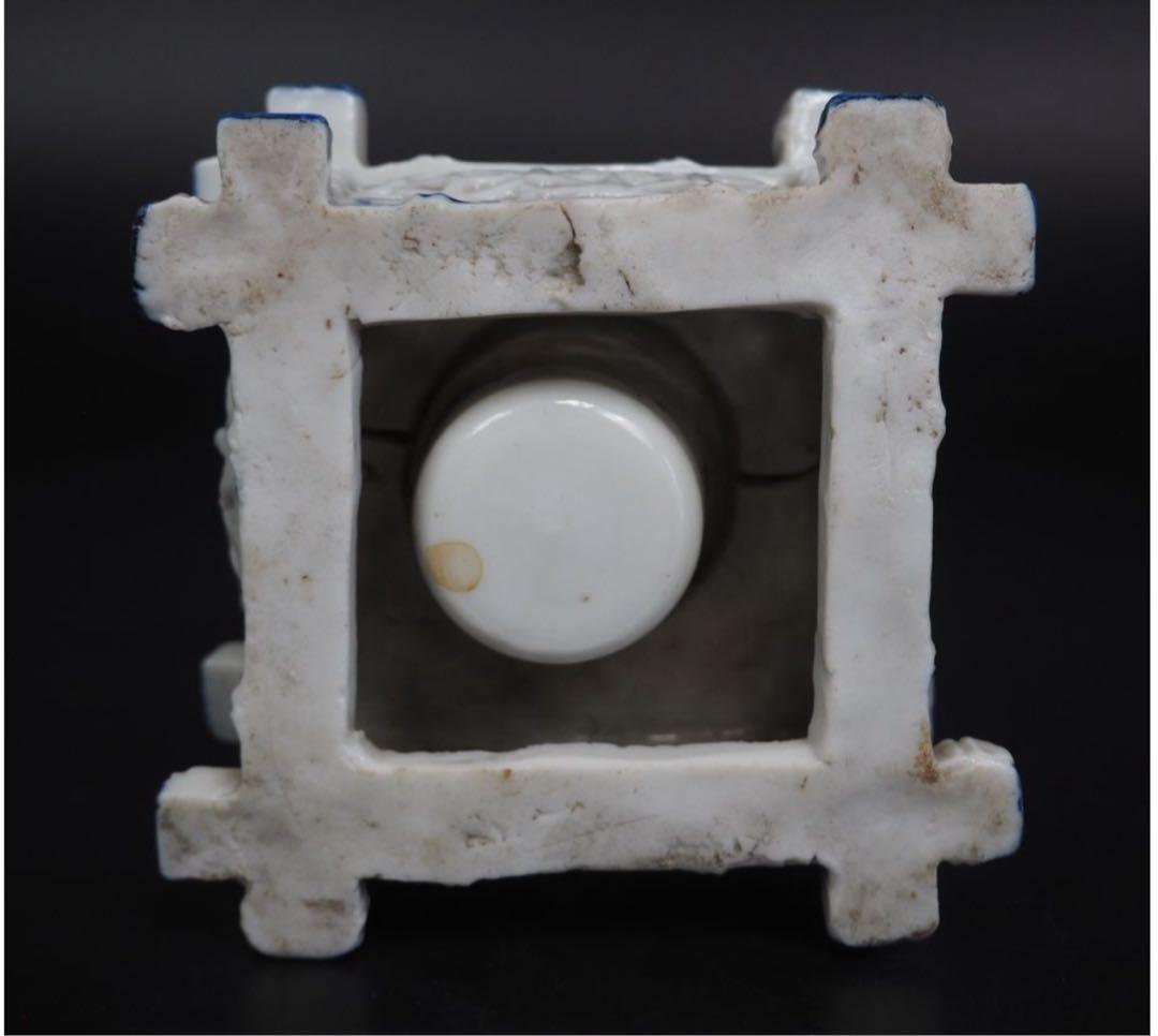 送料無料　明治時代平戸焼　盃台　茶道具検/楽山紫砂九谷備前萩焼常滑伊万里骨董古玩