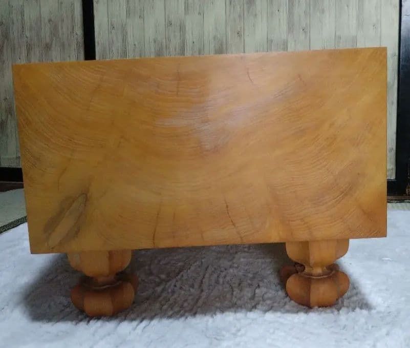 値下げ【囲碁】国産本榧　囲碁盤7.4寸　本蛤白石　那智黒石29号　囲碁セット