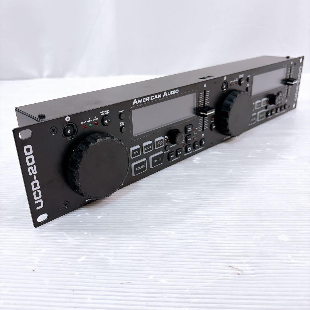 【美品】アメリカンオーディオ デュアルCDプレーヤー UCD-200 CDJ