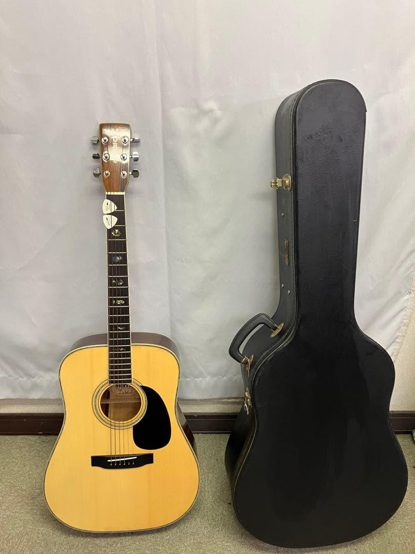 ◎モーリスMorris☆W-40 アコースティックギター☆ハードケース付☆