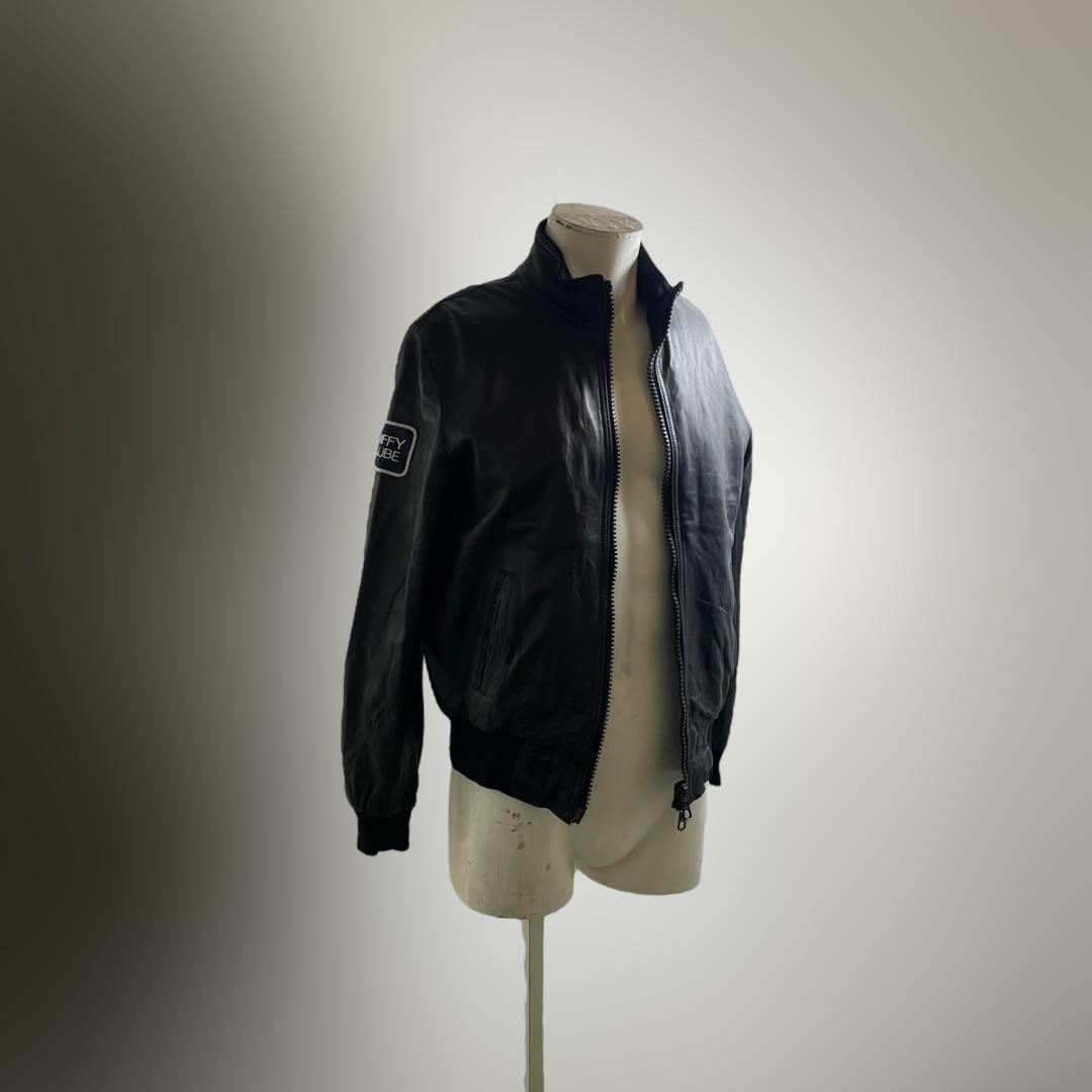 イタリア製 ヴィンテージ レザージャケット ブルゾン ヨーロッパ ライダース