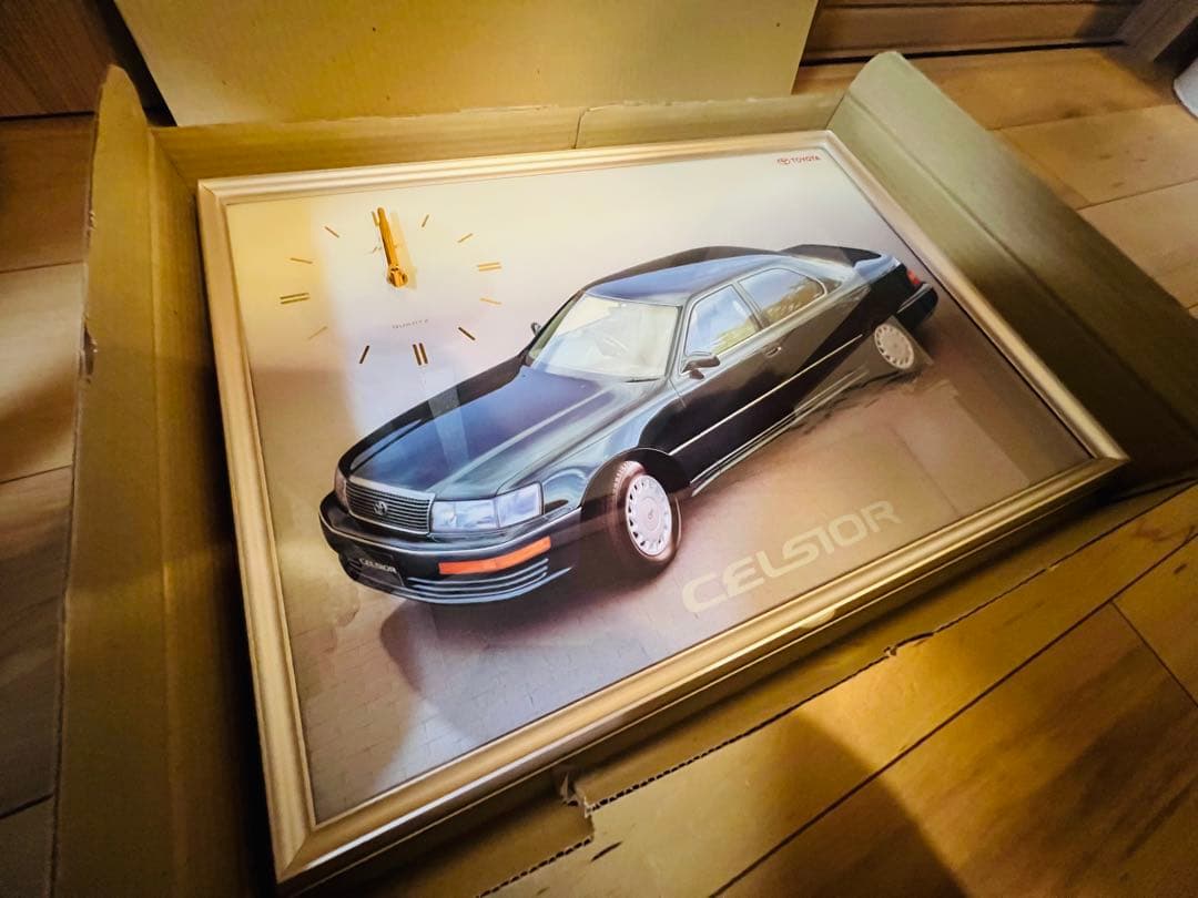 レア‼️新品未使用‼️トヨタ 初代セルシオ アート　壁掛け時計