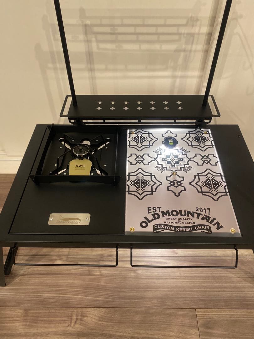 新品IGT規格6点SET テーブル/バーナー/アクリル天板/ライト/ラック