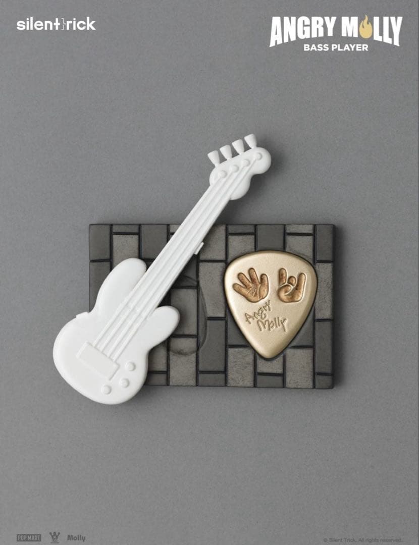 その他 POPMART Angry Molly-Bass Player