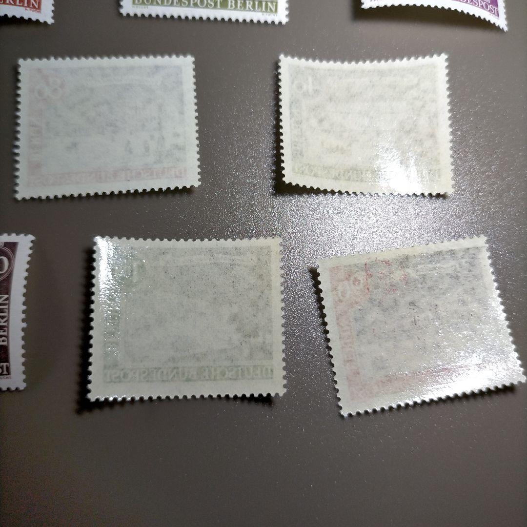 1701 外国切手 ベルリン地区 建物 古都ベルリン 12種完 凹版印刷