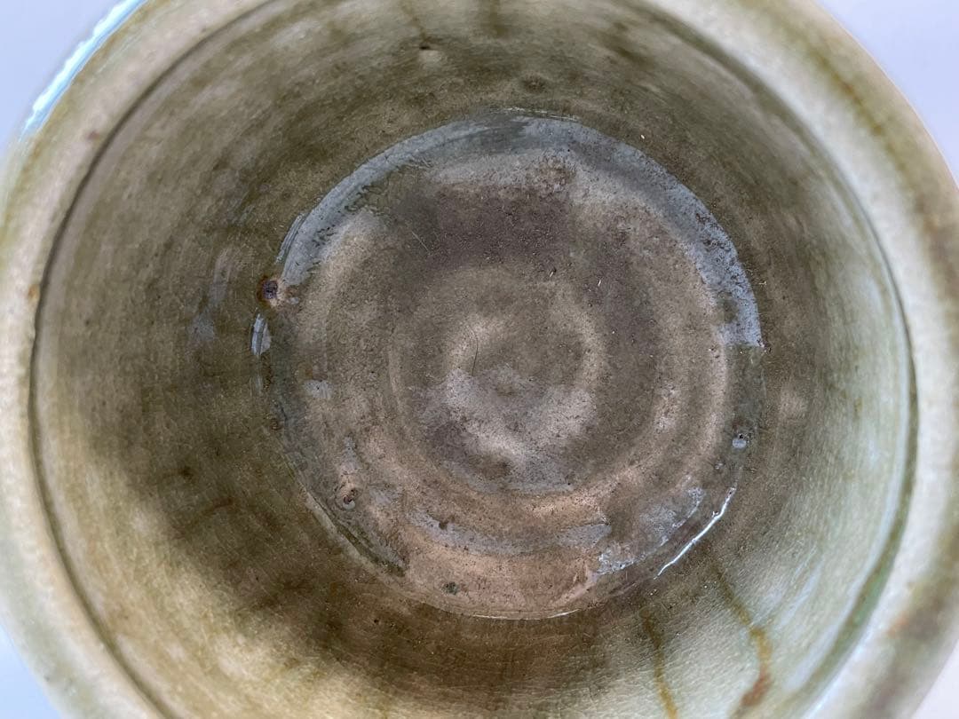 陶芸家　人間国宝　濱田庄司　浜田庄司　？　灰釉　三つ足　香炉　香爐　益子焼　民芸