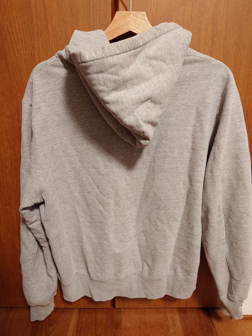 レミレリーフ グレー ジップアップパーカー
